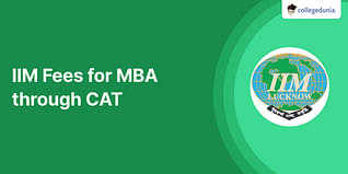IIM Fees for MBA through CAT: Check MBA Fees for General, OBC, SC and CAT Scholarship